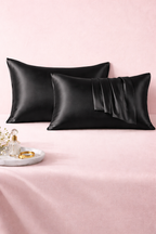 Satinée ✨ Taie d’oreiller en satin – Cheveux brillants & peau protégée (Copie)