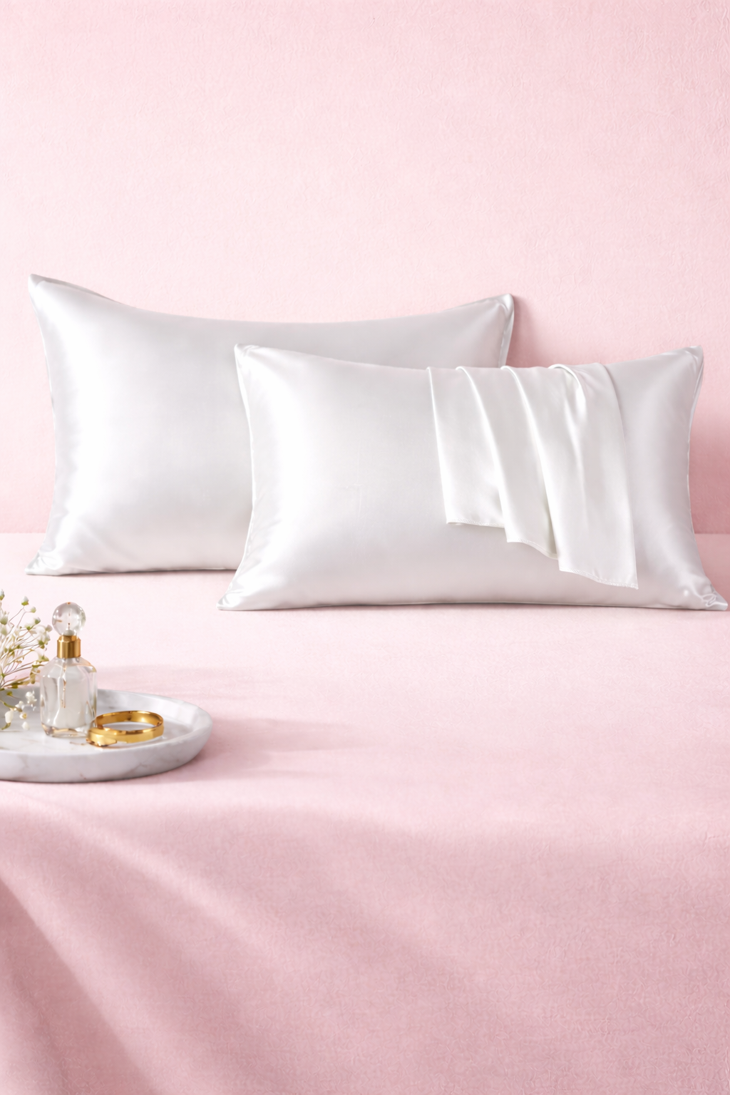 Satinée ✨ Taie d’oreiller en satin – Cheveux brillants & peau protégée (Copie)