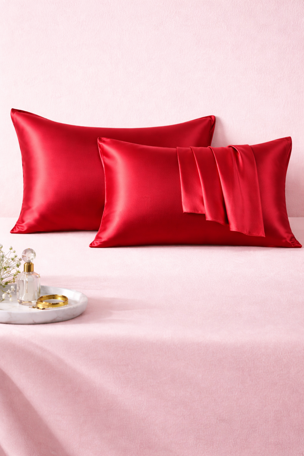 Satinée ✨ Taie d’oreiller en satin – Cheveux brillants & peau protégée (Copie)