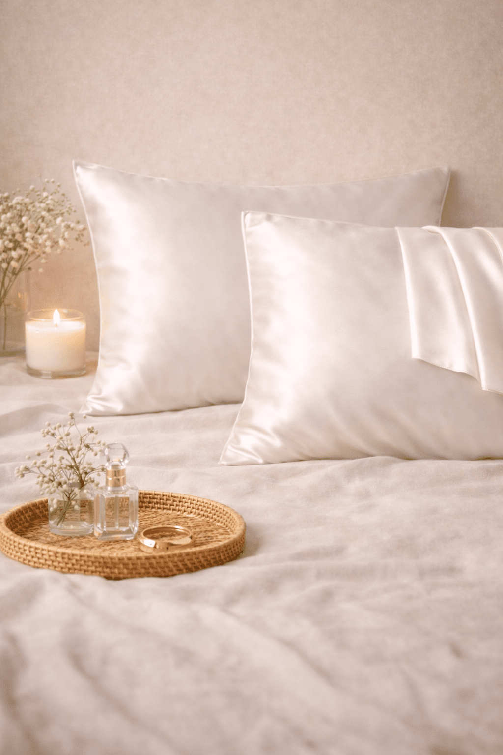 Taie d’oreiller en satin - Satinée✨ Taie d’oreiller satin